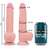 ROCKARMY - HARNESS + LIQUID SILICONE PREMIUM SPITFIRE REALISTIC 21 CM -O- 4.62 CM - Afbeelding 3