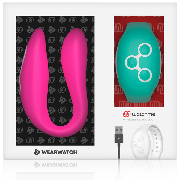 WEARWATCH - DUAL TECHNOLOGY WATCHME VIBRATOR FUCHSIA / SEAWATER - Afbeelding 7