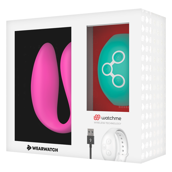 WEARWATCH - DUAL TECHNOLOGY WATCHME VIBRATOR FUCHSIA / SEAWATER - Afbeelding 8