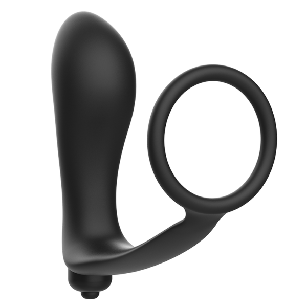 ADDICTED TOYS - VIBRATORY ANAL PLUG WITH PENIS RING - Afbeelding 2