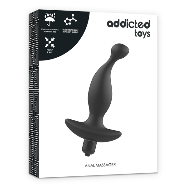 ADDICTED TOYS - ANAL MASSAGER WITH BLACK VIBRATIONMODEL 1 - Afbeelding 6