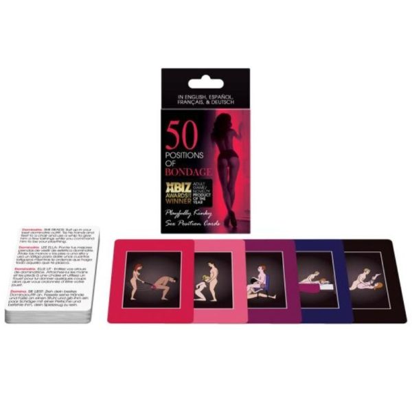 KHEPER GAMES - 50 POSITIONS OF BONDAGE CARDS - Afbeelding 2
